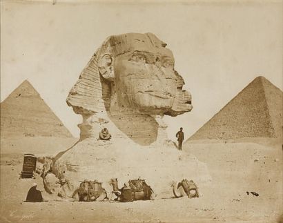ZANGAKI
Le Sphinx, ca. 1875. Tirage albuminé...