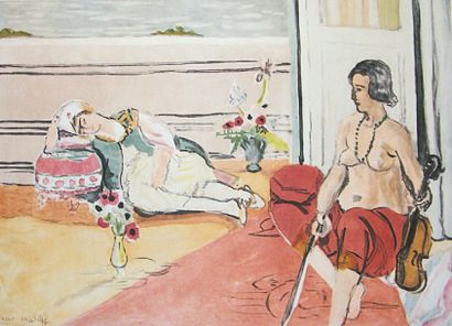 Jacques VILLON (1875 -1963)
Odalisque sur...