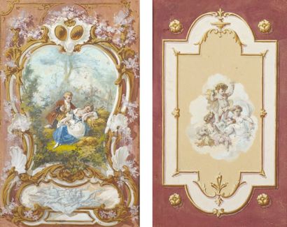 J. H. LECOULTRE (actif au XIXe siècle)
Deux...