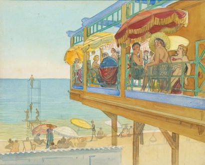 Atelier Tony MINARTZ (1870 - 1944)
La plage...