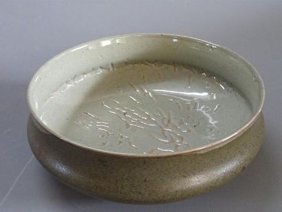 Auguste DELAHERCHE (1857-1940)
Coupe en grès...