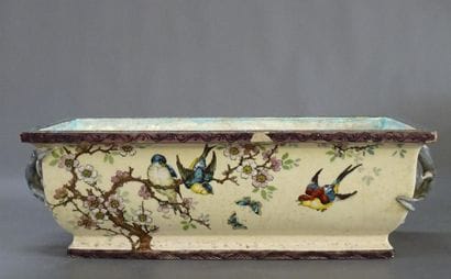 Théodore DECK (1823-1891)
Grande jardinière...