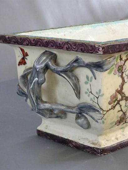 Théodore DECK (1823-1891)
Grande jardinière...