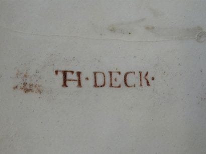 Théodore DECK (1823-1891)
Grande jardinière...