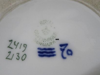 ROYAL COPENHAGUE
Vase boule en porcelaine...