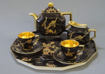 Bernardaud à Limoges.
Service à café en porcelaine...