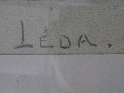 *Ludovic ALLEAUME (1859-1941) - 
Leda et...
