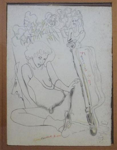 Gérard GUYOMARD (1936)
Femmes 3000
Crayon...