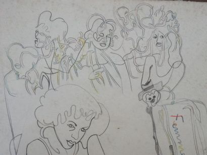 Gérard GUYOMARD (1936)
Femmes 3000
Crayon...