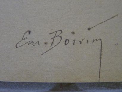 Emile BOIVIN (1846-1920) 
La Caravane. 
Petite...