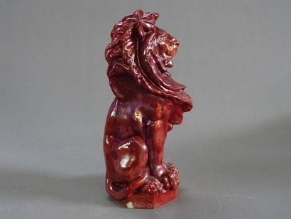 Emile MULLER (1823-1889) à Ivry
Lion en grès...