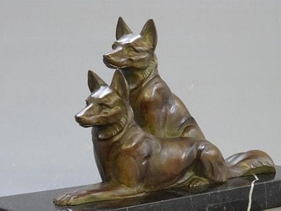 Louis FONTINELLE (1886-1964
Les deux chiens...