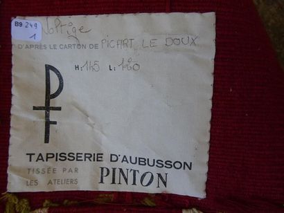 Jean PICART LEDOUX - 1902-1982
VOLTIGE
Tapisserie...