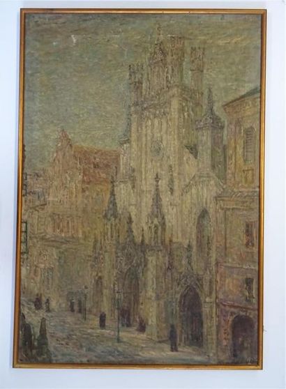 Konstanty MACKIEWICZ (1894-1985)
Cathédrale.
huile...