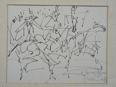 GEN PAUL (1895-1975)
Les Cavaliers.
Dessin...