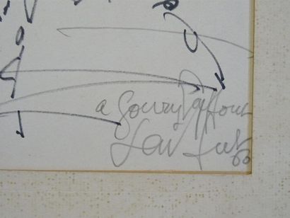 GEN PAUL (1895-1975)
Les Cavaliers.
Dessin...