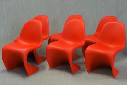 Verner PANTON édition VITRA
Suite de six...