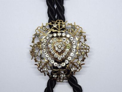 Collier dit Croix de Rouen en or, ornée de...