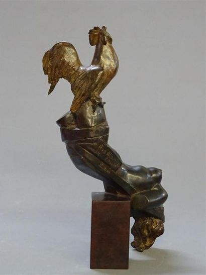 A. ALBERT (XX°)
Buste de femme renversé par...