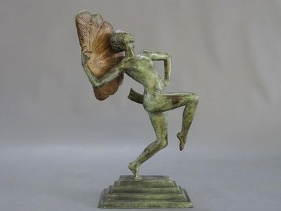 Désiré GRISARD (1872-?) d'après
Femme à l'éventail...