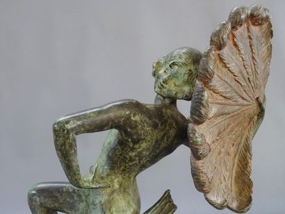 Désiré GRISARD (1872-?) d'après
Femme à l'éventail...