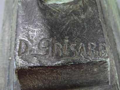 Désiré GRISARD (1872-?) d'après
Femme à l'éventail...