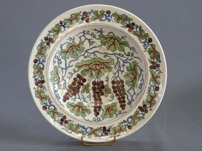 Emile DECOEUR (1876-1953)
Grand plat creux...