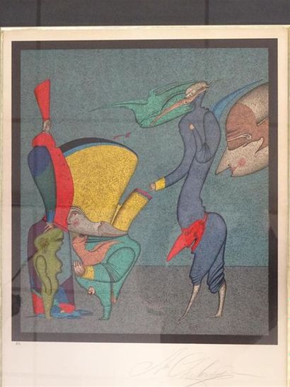 Mikhail CHEMIAKIN (1943)
lithographie en...