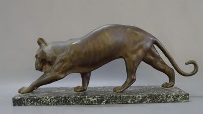 Georges LAVROFF (1895 -1991)
Tigre se léchant...