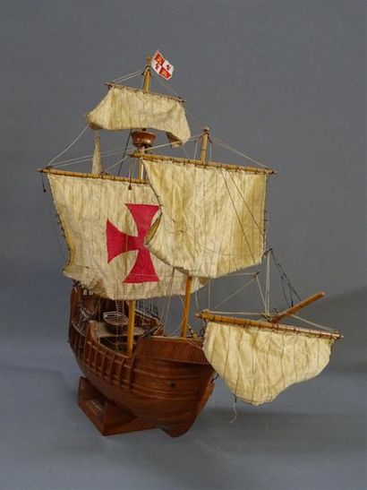Maquette de voilier
L: 90 cm.
H: 75 cm