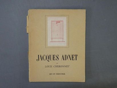 Louis CHERONNET : 
Jacques Adnet 
Edité par...