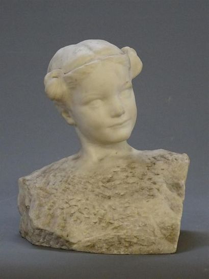 Max BLONDAT (1872-1926)
Buste de fillette,...