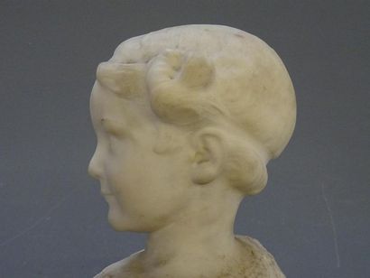 Max BLONDAT (1872-1926)
Buste de fillette,...