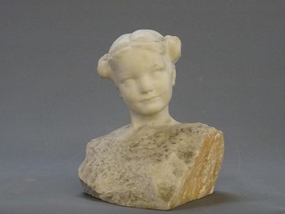 Max BLONDAT (1872-1926)
Buste de fillette,...