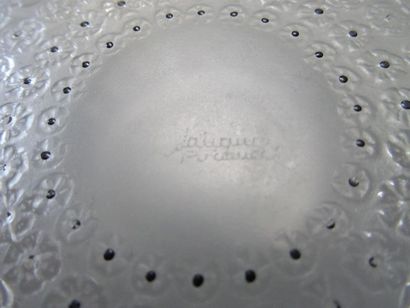 LALIQUE France - 
saladier en verre moulé...