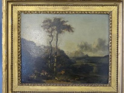 Ecole italienne XVIIIeme siècle 
Paysages...