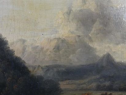 Ecole italienne XVIIIeme siècle 
Paysages...