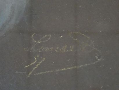 Ecole française XIX° siècle
Femme à la prière
Pastel...