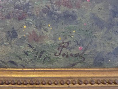 Ecole Française fin XIX°:
Lavandières en...