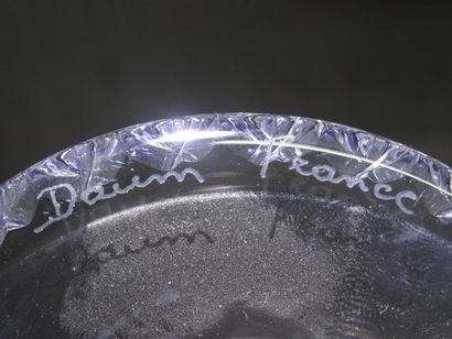 DAUM Service de verres en cristal taillé...