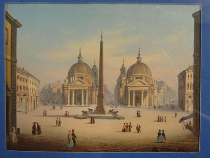DE FILIPPI (milieu XIXe) - 
Vues de Rome
Ensemble...