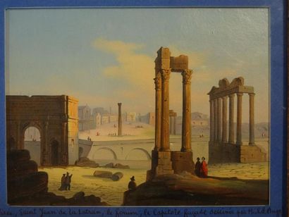 DE FILIPPI (milieu XIXe) - 
Vues de Rome
Ensemble...