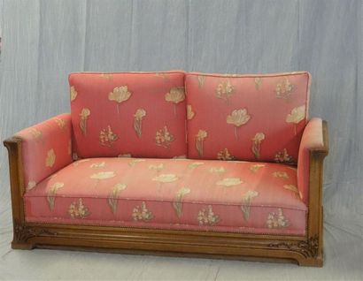 Maison MAJORELLE Nancy - 
Salon en noyer,...