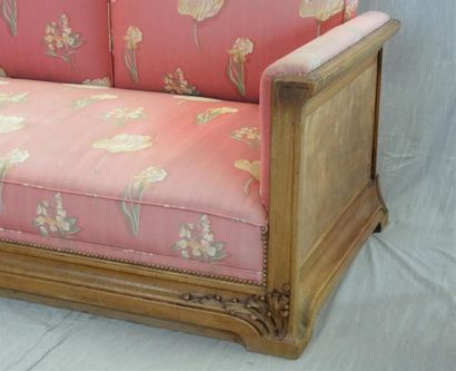 Maison MAJORELLE Nancy - 
Salon en noyer,...