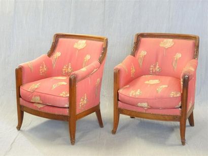 Maison MAJORELLE Nancy - 
Salon en noyer,...