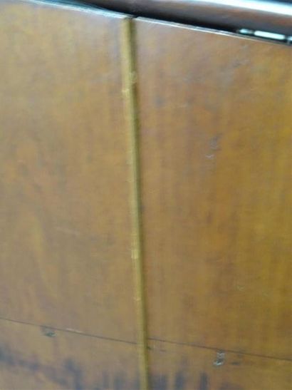 Pupitre cartonnier, en placage d'acajou
XIX°...