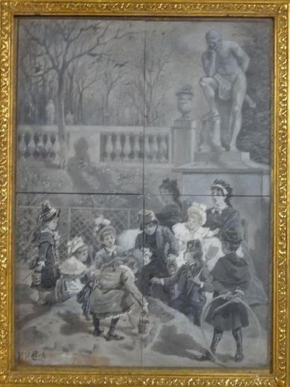 Emile Antoine BAYARD (1837-1891)
Scènes de...