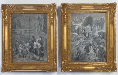 Emile Antoine BAYARD (1837-1891)
Scènes de...