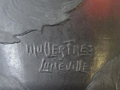 MULLER Frères
Vase en verre multicouches...
