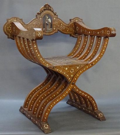 Attribué à BRAMBILLA, vers 1880
Fauteuil...